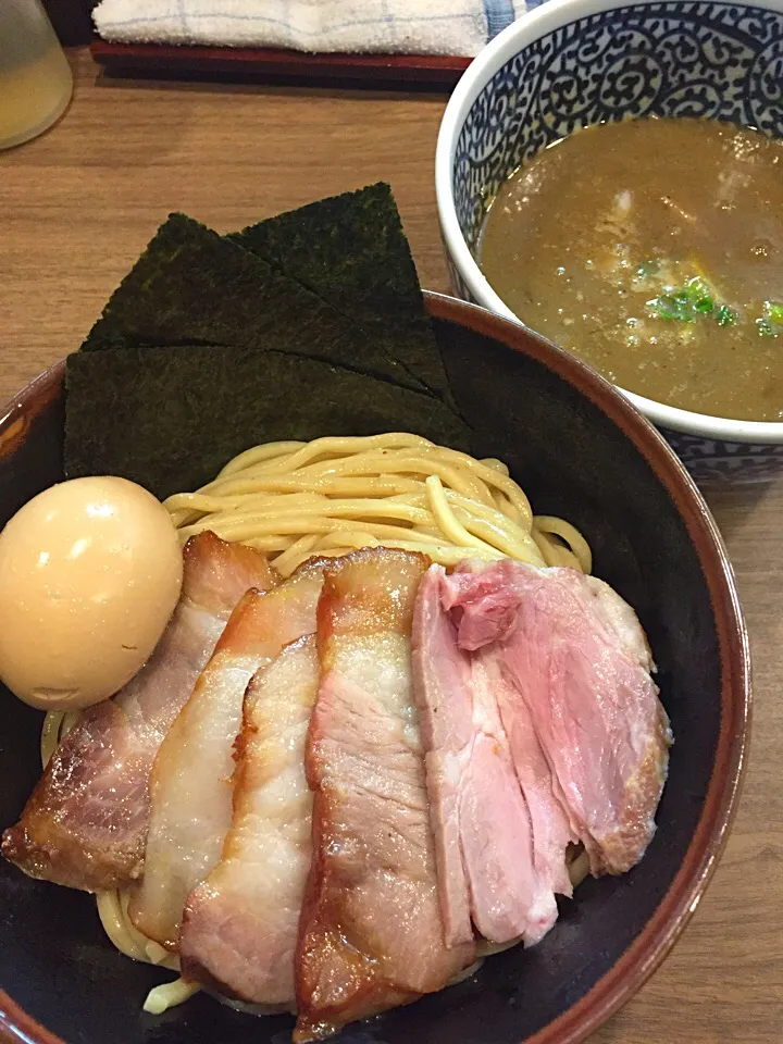 特製極濃煮干しつけ麺@煮干しつけ麺 宮元(蒲田)|塩豚骨さん