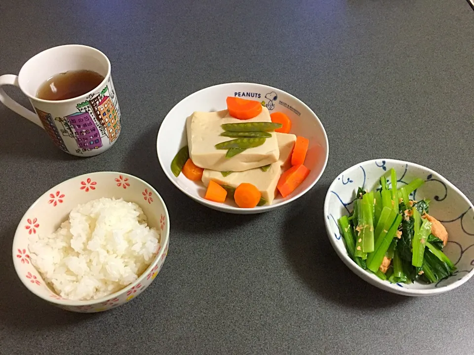 高野豆腐と小松菜の和え物|せなんちゅさん