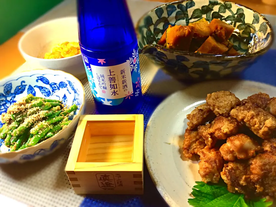 Snapdishの料理写真:昨夜のアテ🍶晩ご飯|ぷっくりんこ💙さん