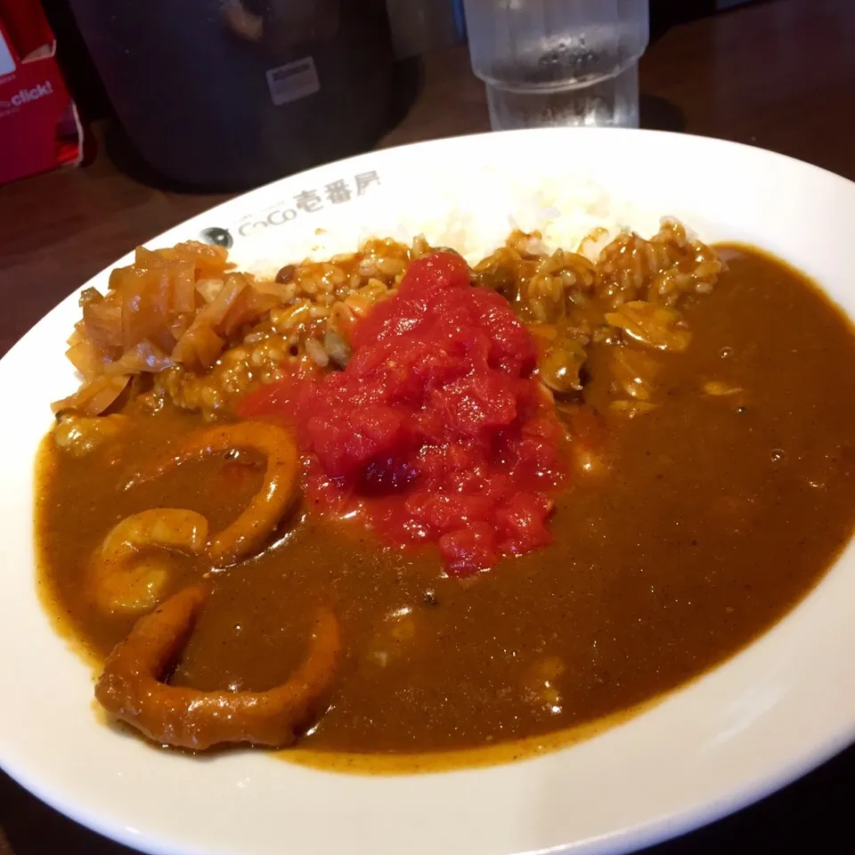 Snapdishの料理写真:✨激辛海の幸カレー✨|中さんさん