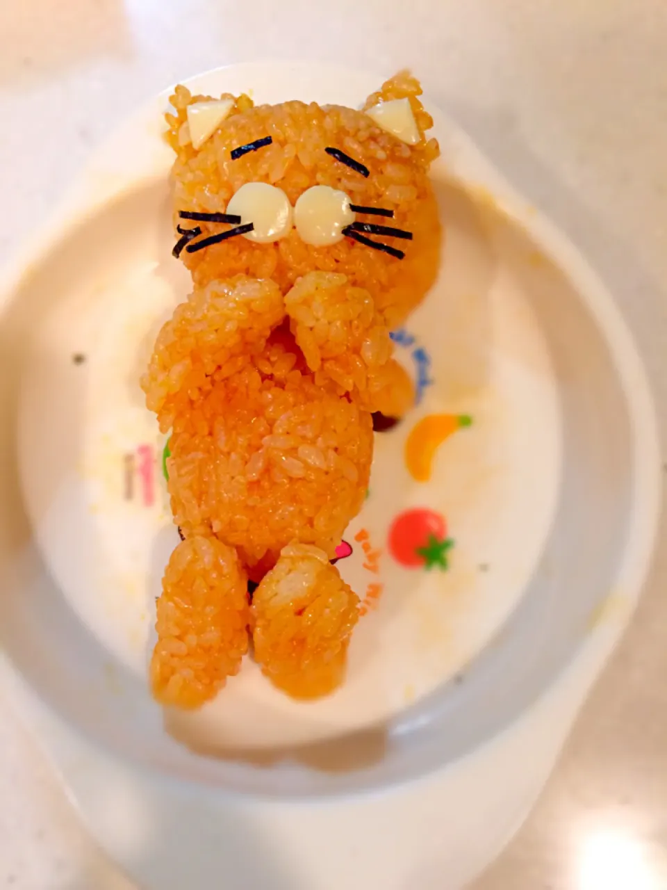 Snapdishの料理写真:猫ケチャップライス|ゆっさんさん