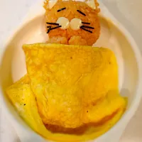 Snapdishの料理写真:猫オムライス|ゆっさんさん