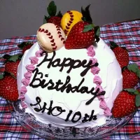 Snapdishの料理写真:Birthday cake おめでと☆☆☆|祥くんママさん