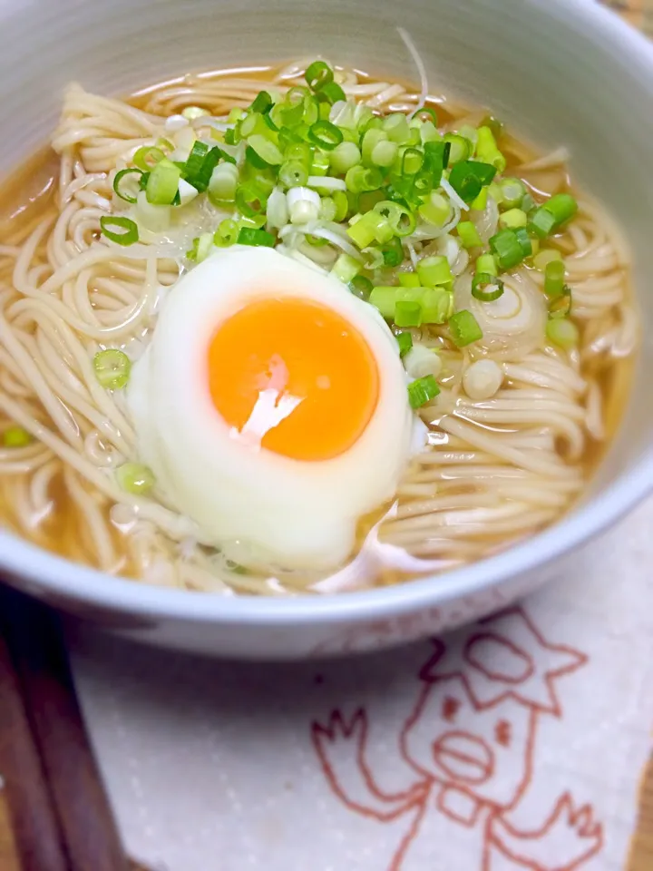 アンコウ鍋のスープでにゅうめん|morimi32さん