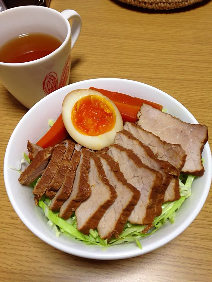 チャーシュー丼|もえさんさん