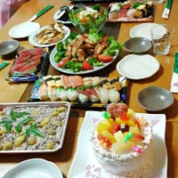 Snapdishの料理写真:誕生日