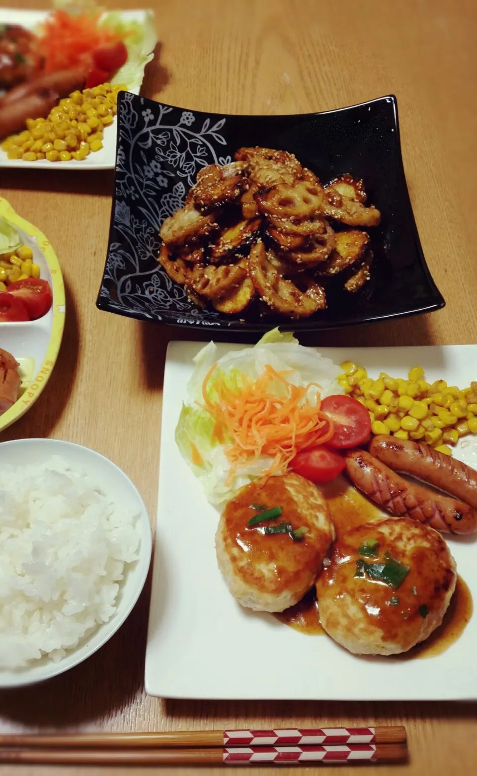 ♡ともさんの薩摩芋と蓮根のデパ地下風♡で晩ご飯|♡さぁや♥さん