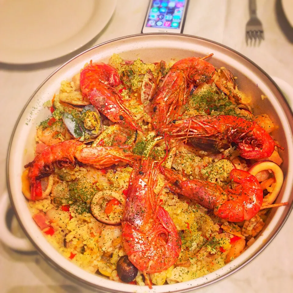 Snapdishの料理写真:Paella|モニカとマッシャドさん