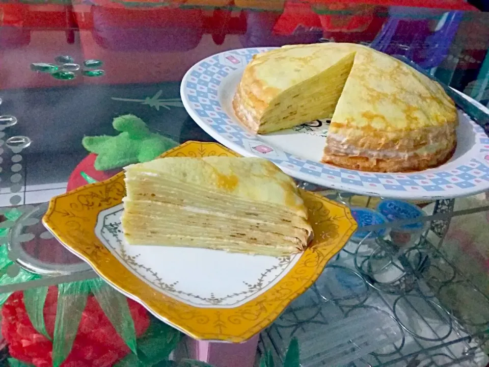 Snapdishの料理写真:#millecrepe #homemade #crepecake|henny pangestuさん