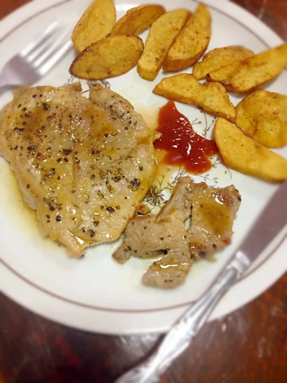 pork and potato steak|Minky Gatchanさん