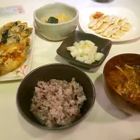 Snapdishの料理写真:晩ごはんのひとコマ|のほほんさん