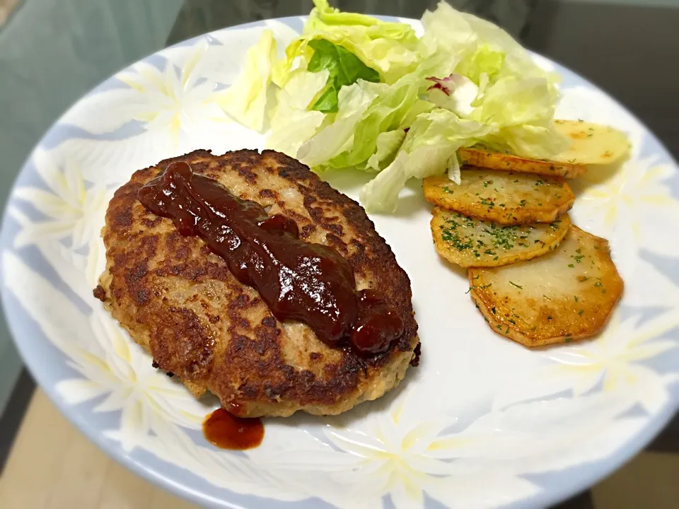 豆腐ハンバーグ|耳木鳥さん