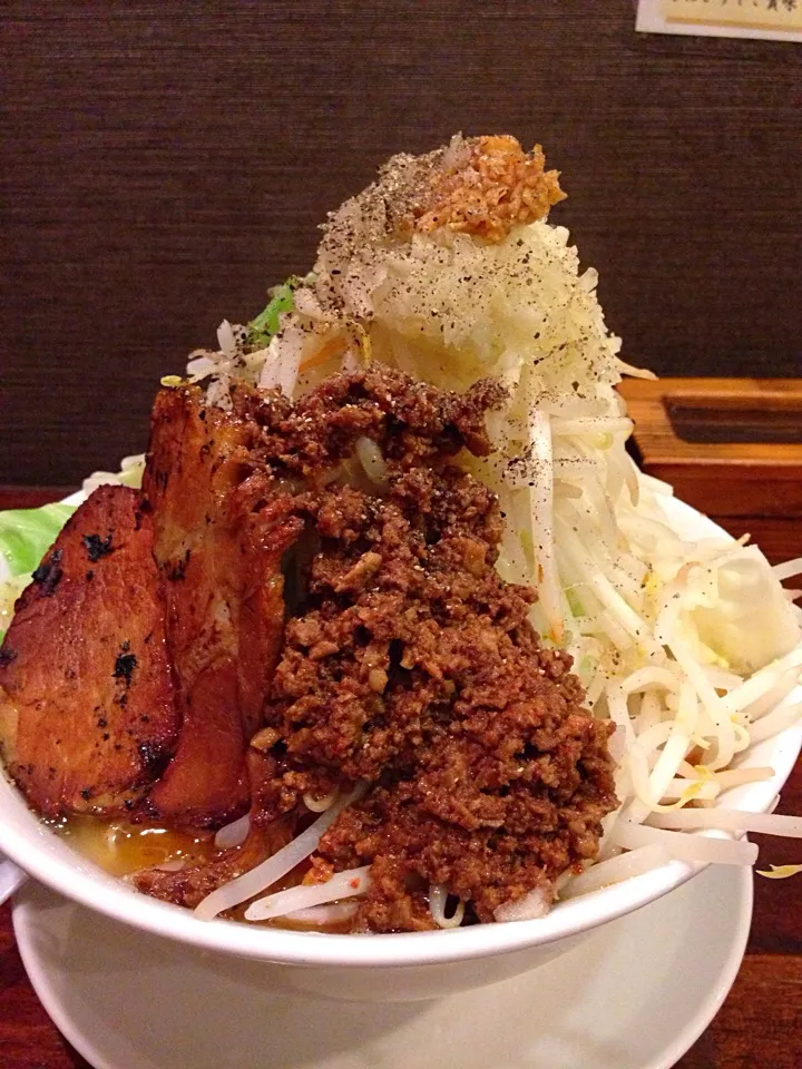 雷醬麺・醤油@喝力屋(松戸市みのり台)|大塚寛之さん