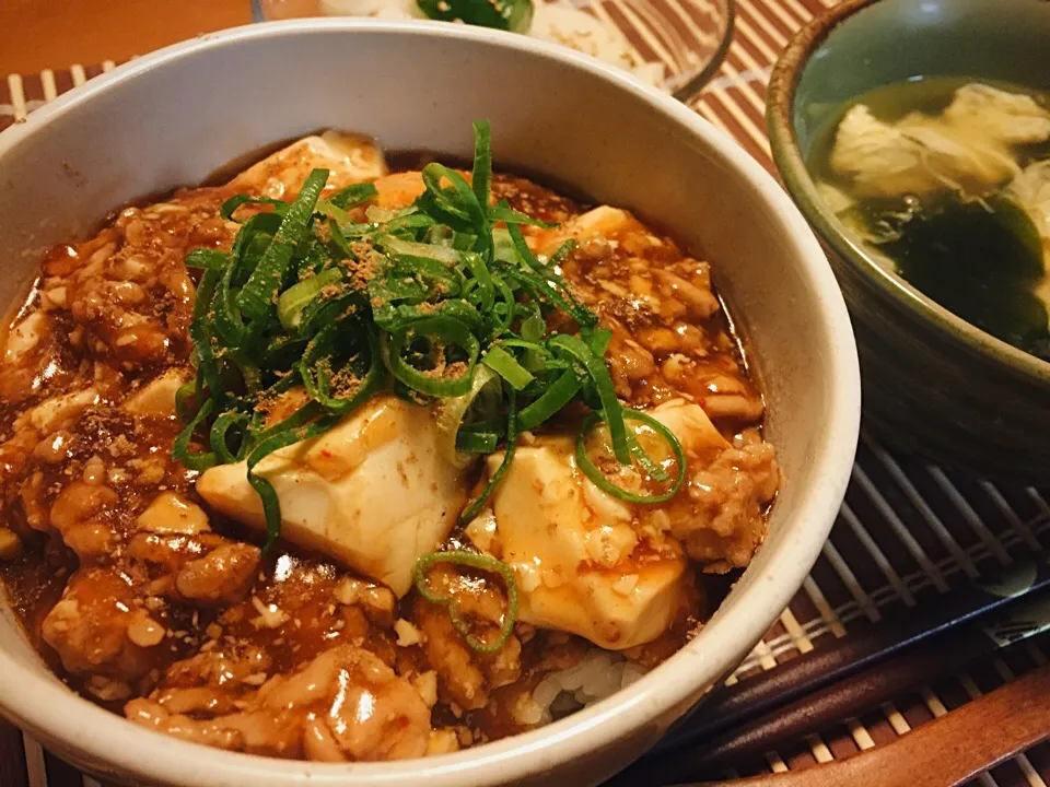 麻婆豆腐丼|ゆっきーさん