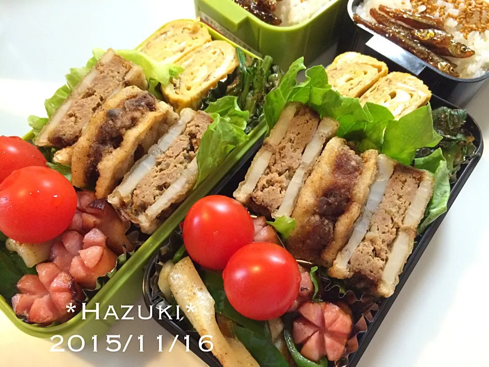 Snapdishの料理写真:11/16(月) 高校生息子弁当🍱🍱|Hazukiさん