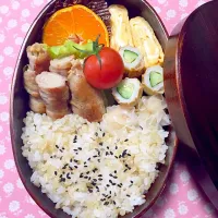 Snapdishの料理写真:2015.11.16  OL娘のお弁当＊|＊mariko＊さん