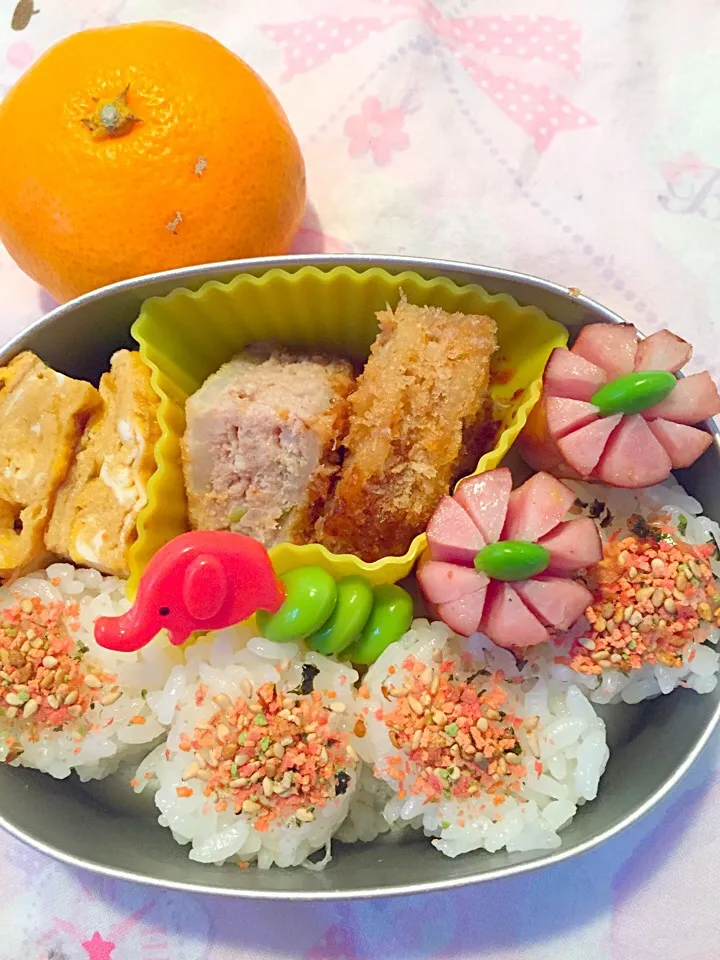 レンコンはさみ揚げ弁当！|asamisaraさん