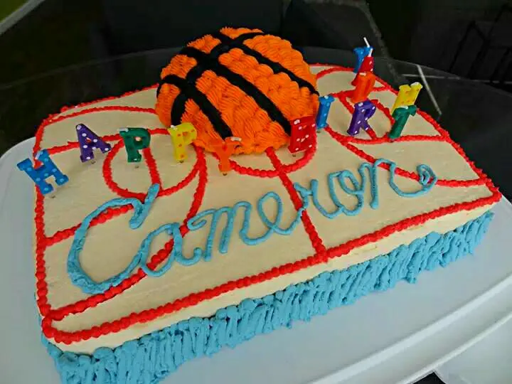 🏀Basketball Theme Birthday Cake🏀|The Reinhartsさん