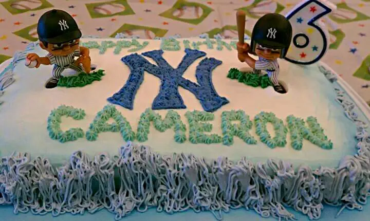 Baseball Theme Birthday Cake|The Reinhartsさん