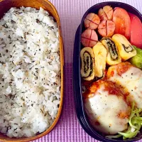 Snapdishの料理写真:旦那#わっぱ弁当|よぴさん