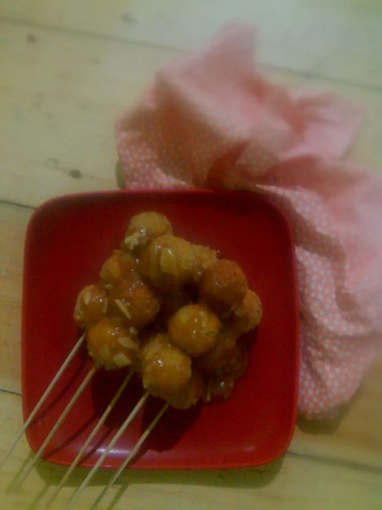 sate tempe saus bbq|cancerina pandanさん