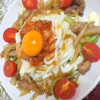 Snapdishの料理写真:サラダうどん|M Kさん