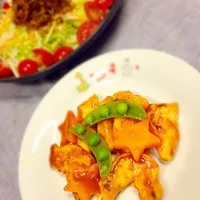 鳥むね肉のカレーケチャップ炒め★|tamapipiさん