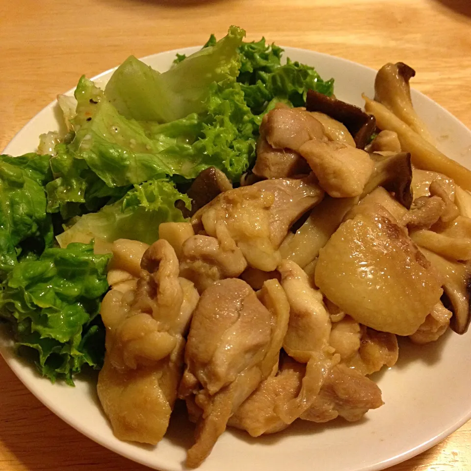 鶏肉とエリンギのバター醤油炒め|chirupさん