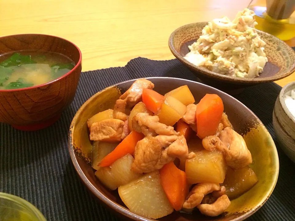 根菜と鶏肉の煮物|Chika Takahashiさん