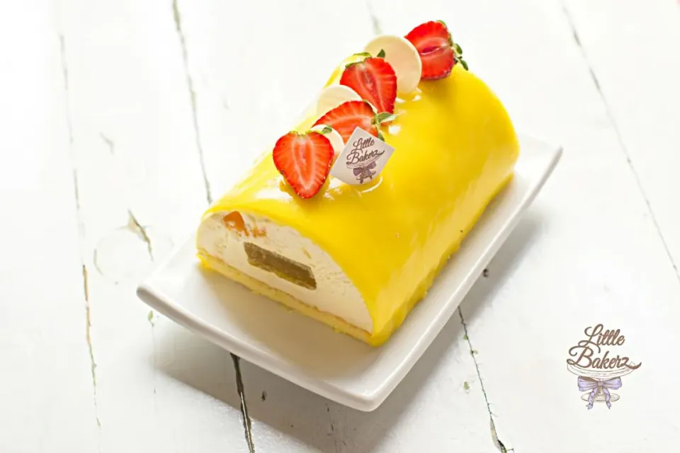 Mango Cheese Cake #surabaya #indonesia
 #littlebakerz|Little Bakerzさん