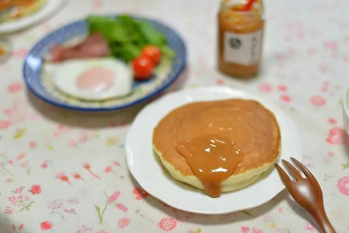 コロンのパンケーキミックスでパンケーキ♪|さわ太郎さん