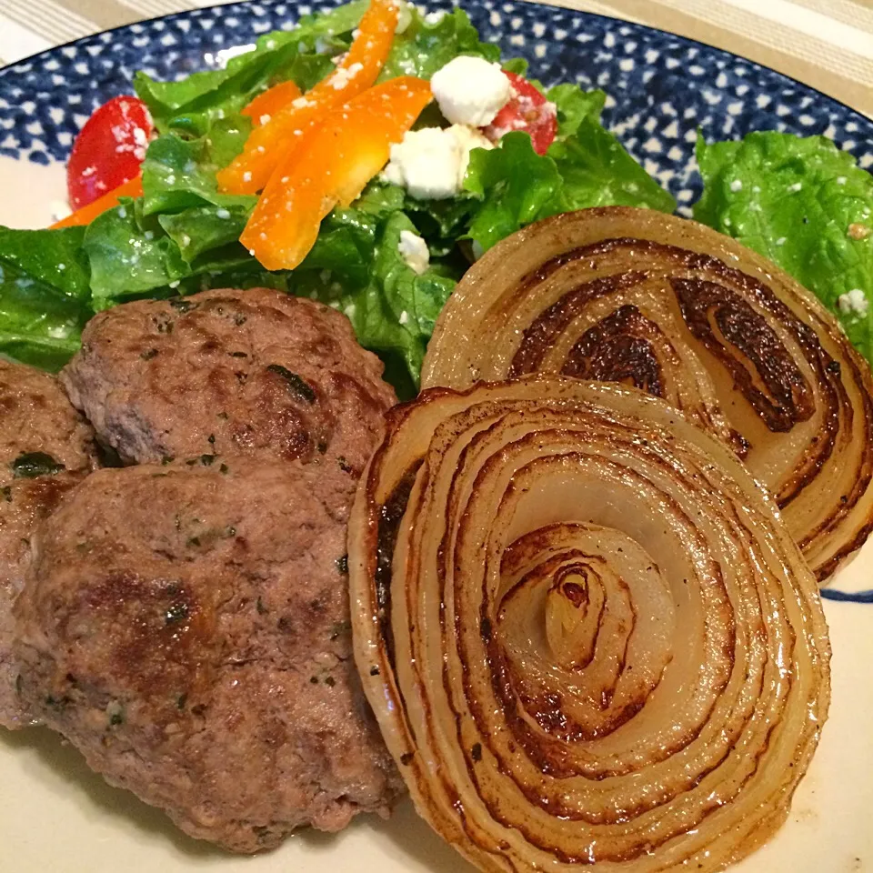 Snapdishの料理写真:Lamb meatballs with sautéed sweet onions|Nanaさん