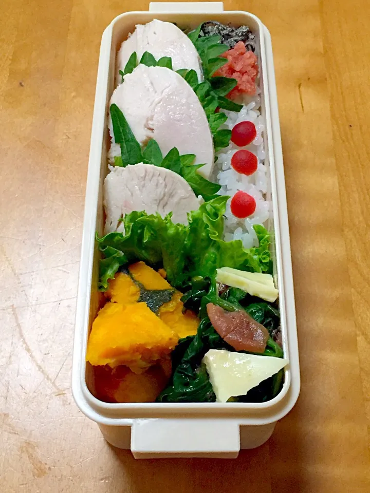 鶏ハム弁当(*^^*)|sachiさん