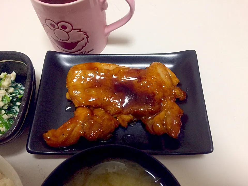 照り焼きチキン|あおママさん