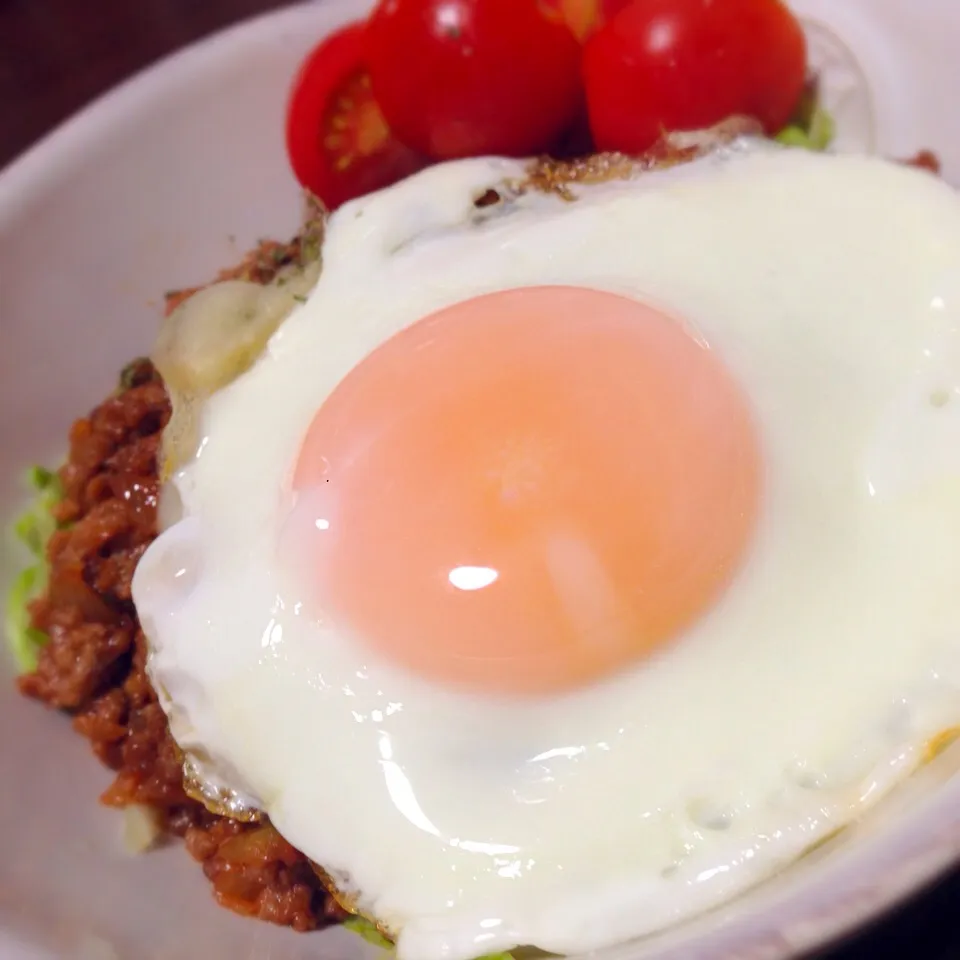 ロコモコ風そぼろのっけ丼|Asukaさん