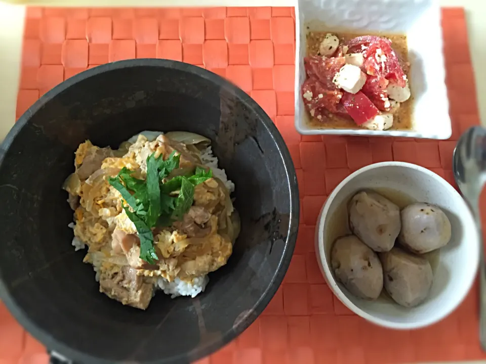 里芋の煮っころがしと親子丼|きっちんさん