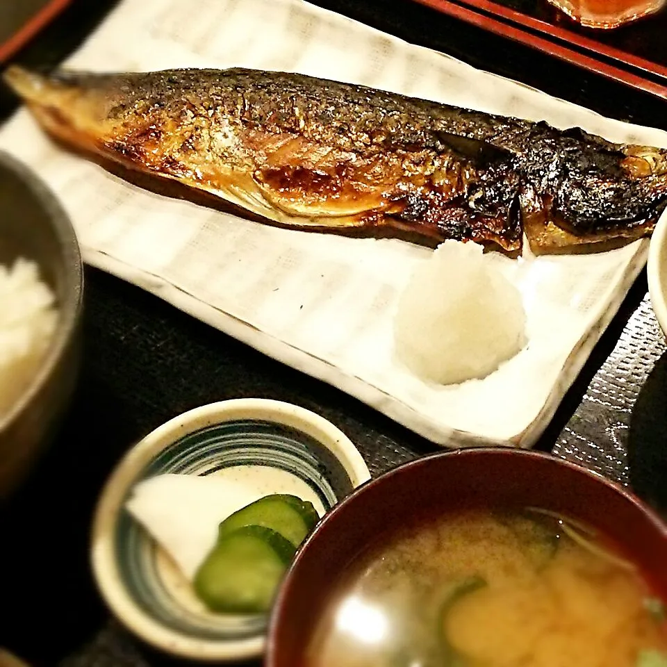 焼き魚定食～v(^o^)|たかたかさん