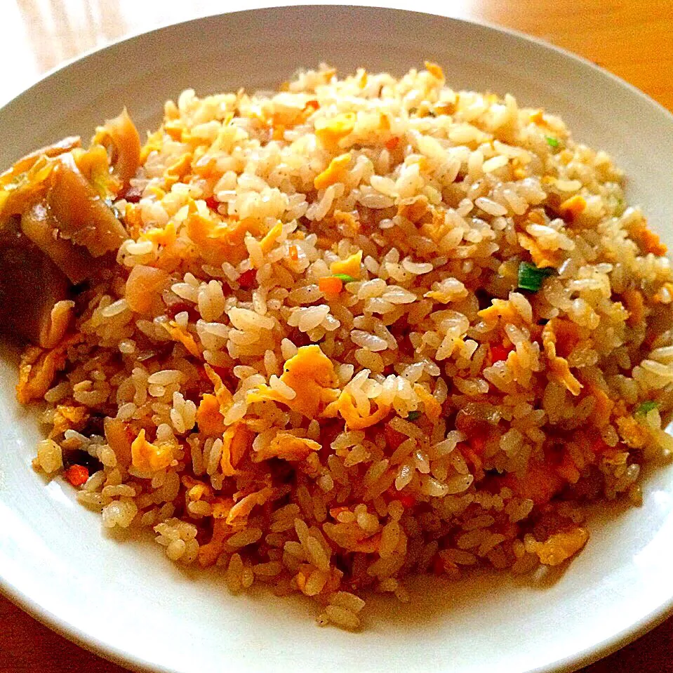 ピラフ作るつもりがチャーハンに Pilaf fried rice|ガク魁‼︎男飯さん