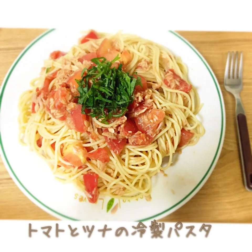 ツナとトマトの冷製パスタ|Moeさん