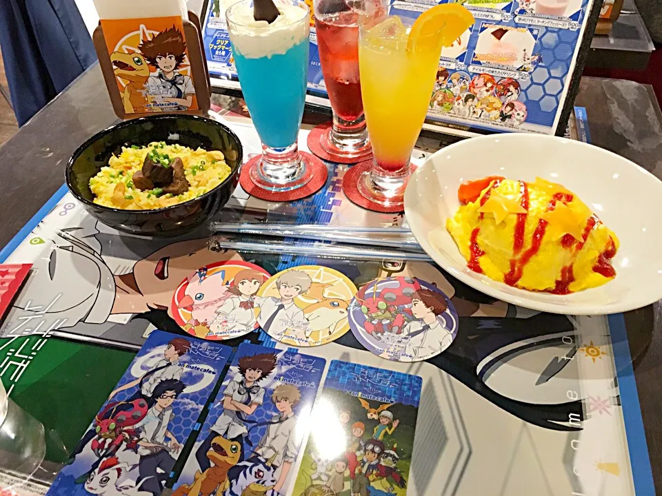 Snapdishの料理写真:デジモン アニメイトカフェ|はーさん