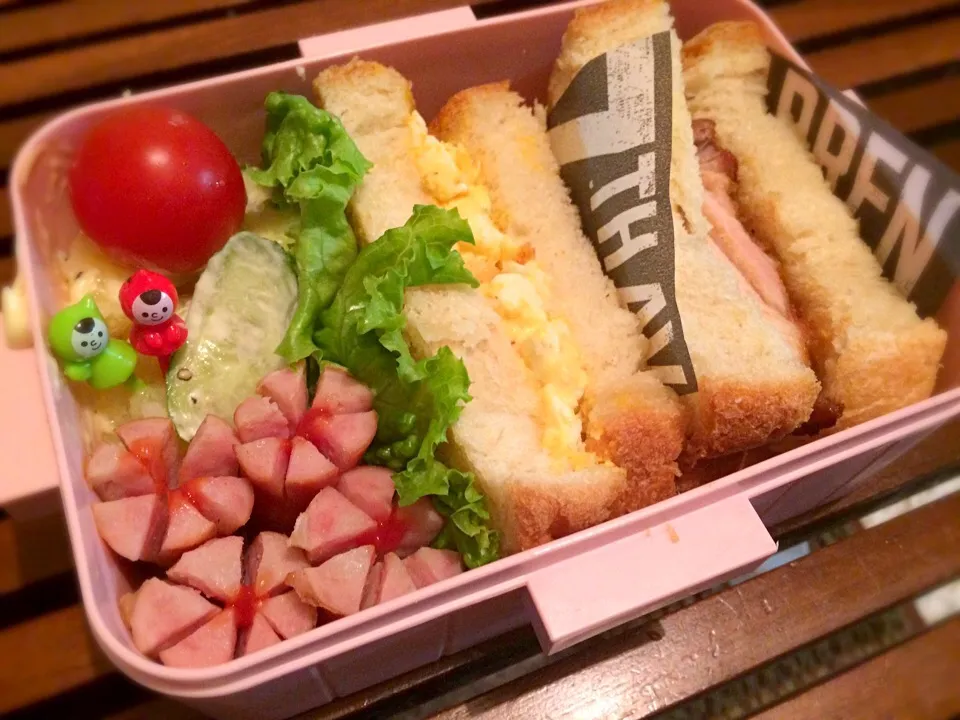 サンドイッチ弁当|カタツムリさん