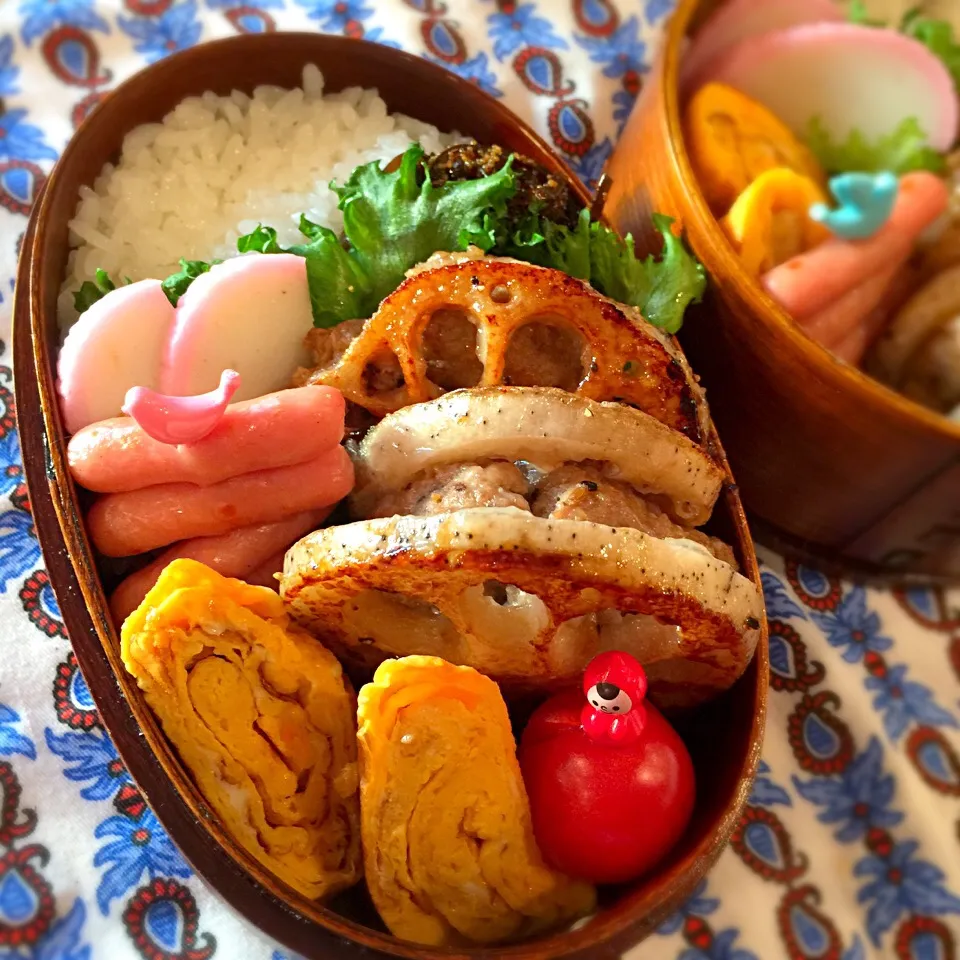 蓮根の挟み焼き弁当|Nagashima  Yukoさん