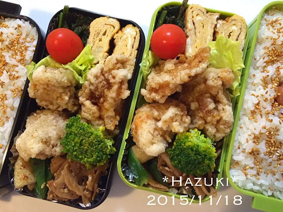 11月18日(水)高校生息子弁当🍱🍱|Hazukiさん