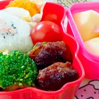 Snapdishの料理写真:幼稚園児お弁当|Akiko Katoさん