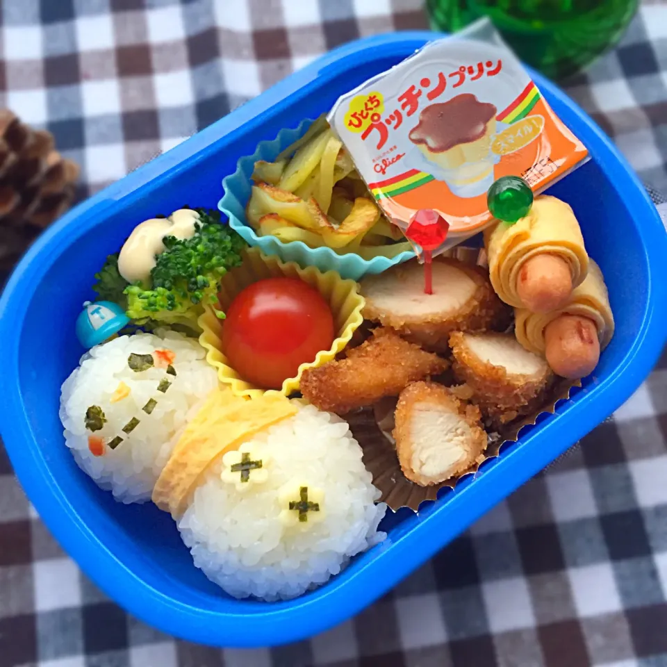 雪だるまの塩おにぎり弁当|SYRさん