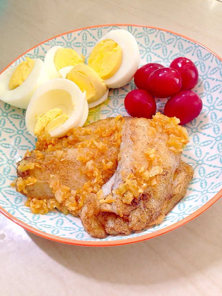 Pan fried cream dory fish|dessさん