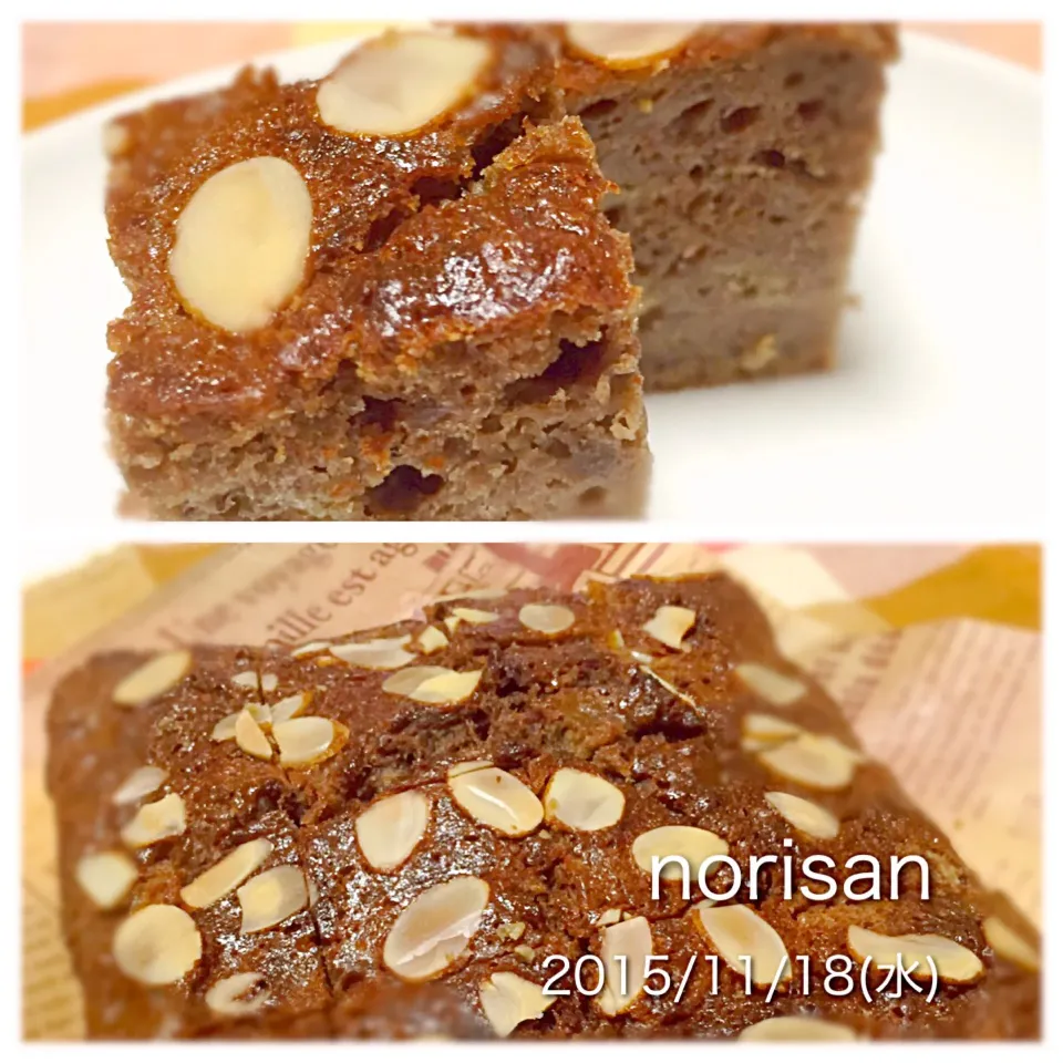 Snapdishの料理写真:チョコバナナケーキ⭐️完熟バナナで(^-^)|のりさん８３さん