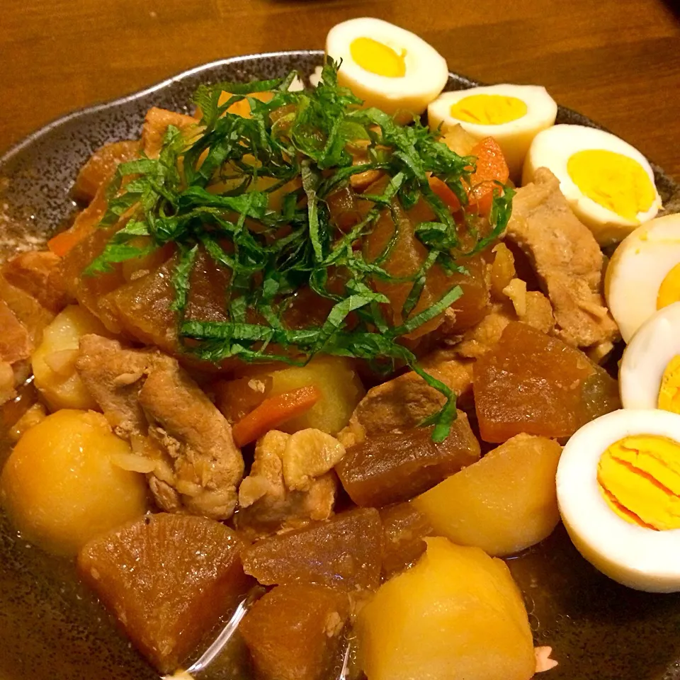 くららさんの料理 大根と豚肉のこっくりオイスター煮❤️|ゆうみん（4人の母ちゃん）さん