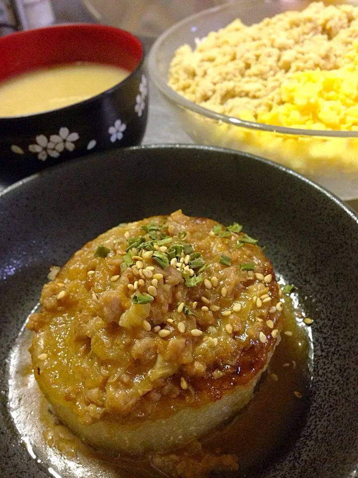 肉味噌だいこんのニンニク風味|めぐまんさん