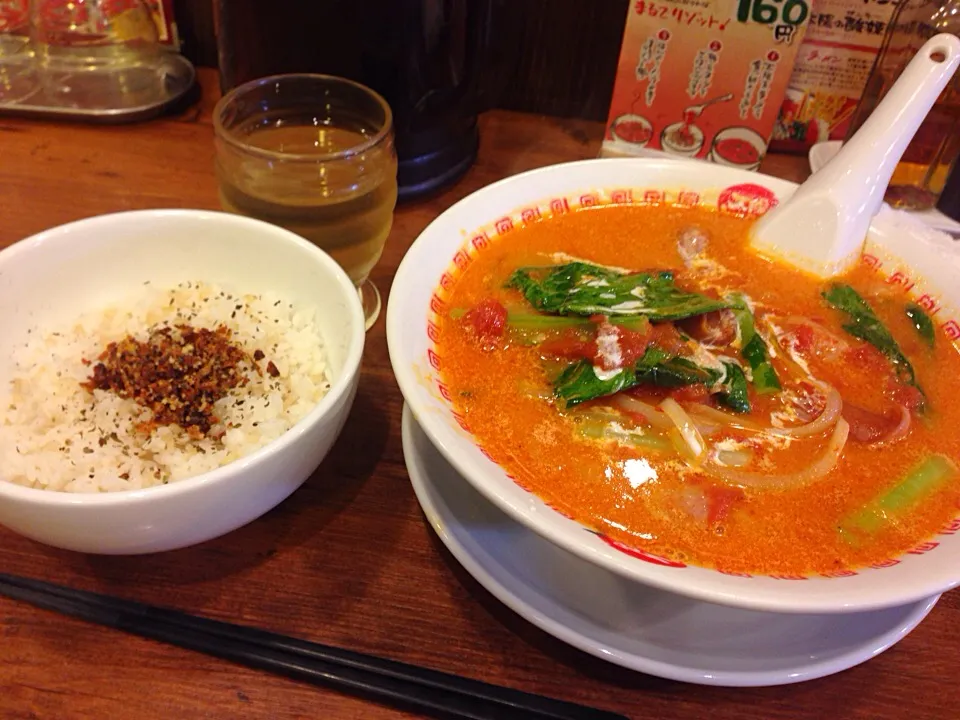 太陽のトマト麺ランチ🍅✨|ミツさん